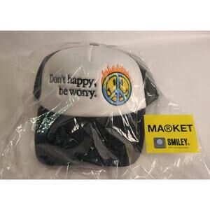 Market Don't Worry Be Happy Truckers Hat new